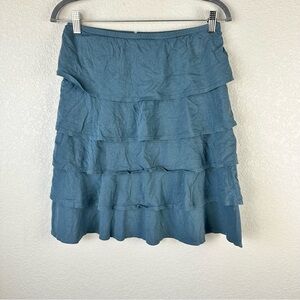 Garnet Hill Ruffled skirt size XS